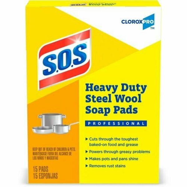 Clorox PAD, SOAP, S.O.S, 15CT, 2PK CLO88320PL